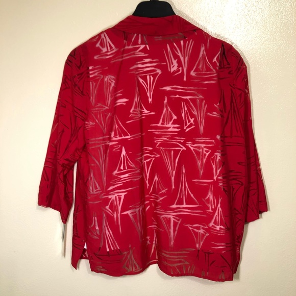 Rhinestone Sailboat 2 for 1 Tank Top & Jacket Set - Picture 4 of 4